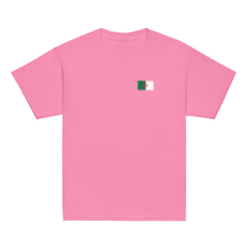 Algeria Flag Tee | Front | Kids | Youth Cotton