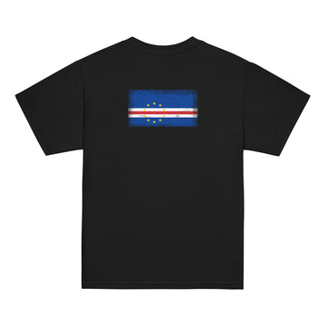Cape Verde Flag Tee | Back Print | Kids | Youth Cotton