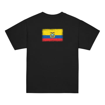Ecuador Flag Tee | Back Print | Kids | Youth Cotton