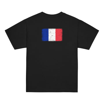 France Flag Tee | Back Print | Kids | Youth Cotton