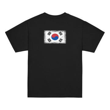 South Korea Flag Tee | Back Print | Kids | Youth Cotton