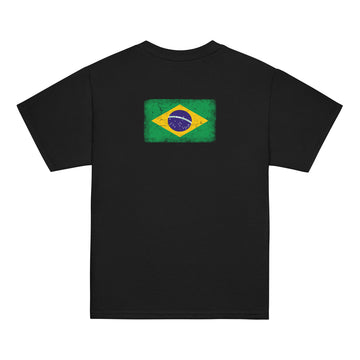 Brasil Flag Tee | Back Print | Kids | Youth Cotton