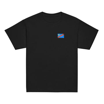 Congo Flag Tee | Front | Kids | Youth Cotton