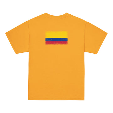 Colombia Flag Tee | Back Print | Kids | Youth Cotton