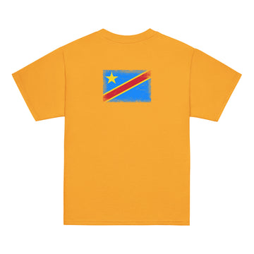 Congo Flag Tee | Back Print | Kids | Youth Cotton