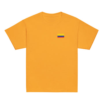 Colombia Flag Tee | Front | Kids | Youth Cotton