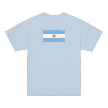 Argentina Flag Tee | Back Print | Kids | Youth Cotton