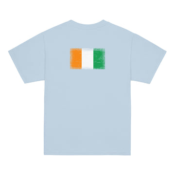 Côte d'Ivoire Flag Tee | Back Print | Kids | Youth Cotton