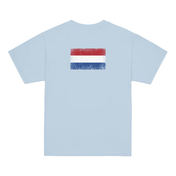 Netherlands Flag Tee | Back Print | Kids | Youth Cotton