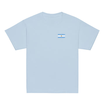 Argentina Flag Tee | Front | Kids | Youth Cotton