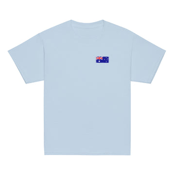 Australia Flag Tee | Front | Kids | Youth Cotton