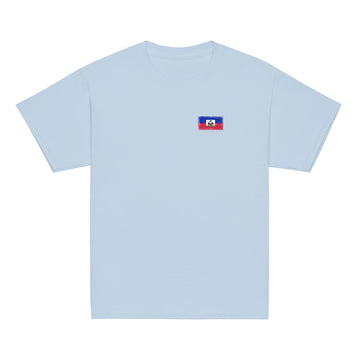 Haiti Flag Tee | Front | Kids | Youth Cotton