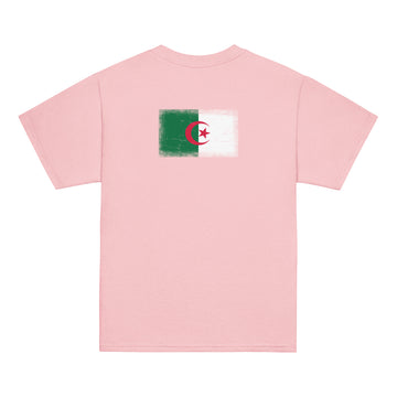 Algeria Flag Tee | Back Print | Kids | Youth Cotton