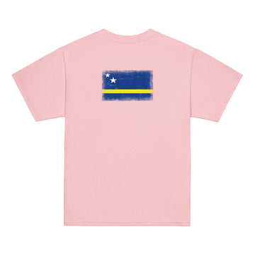 Curaçao Flag Tee | Back Print | Kids | Youth Cotton