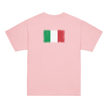 Italy Flag Tee | Back Print | Kids | Youth Cotton