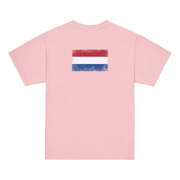 Netherlands Flag Tee | Back Print | Kids | Youth Cotton