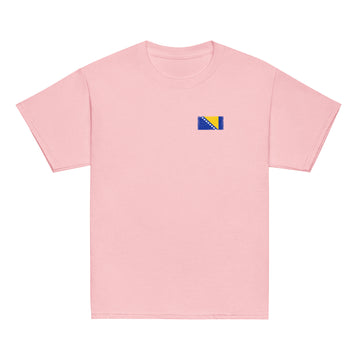Bosnia and Herzegovina Flag Tee | Front | Kids | Youth Cotton