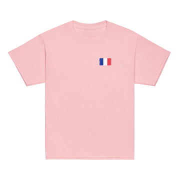 France Flag Tee | Front | Kids | Youth Cotton