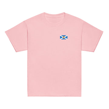 Scotland Flag Tee | Front | Kids | Youth Cotton