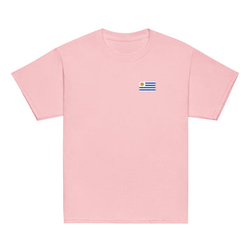Uruguay Flag Tee | Front | Kids | Youth Cotton