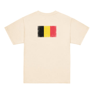 Belgium Flag Tee | Back Print | Kids | Youth Cotton