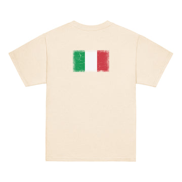 Italy Flag Tee | Back Print | Kids | Youth Cotton