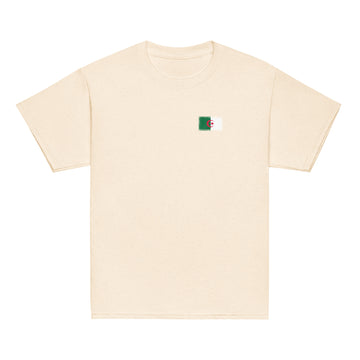 Algeria Flag Tee | Front | Kids | Youth Cotton
