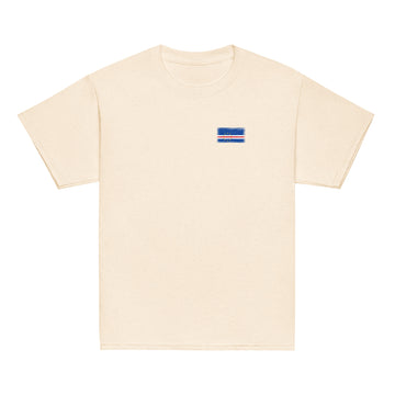 Cape Verde Flag Tee | Front | Kids | Youth Cotton