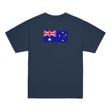 Australia Flag Tee | Back Print | Kids | Youth Cotton