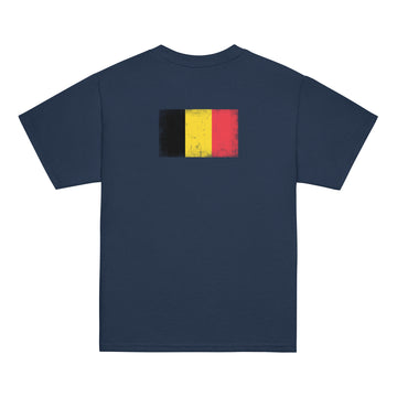 Belgium Flag Tee | Back Print | Kids | Youth Cotton