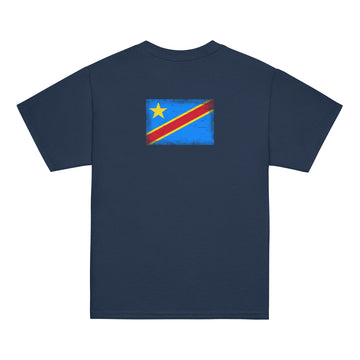 Congo Flag Tee | Back Print | Kids | Youth Cotton