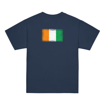 Côte d'Ivoire Flag Tee | Back Print | Kids | Youth Cotton