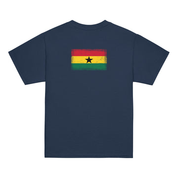 Ghana Flag Tee | Back Print | Kids | Youth Cotton