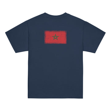 Morocco Flag Tee | Back Print | Kids | Youth Cotton