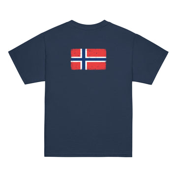 Norway Flag Tee | Back Print | Kids | Youth Cotton