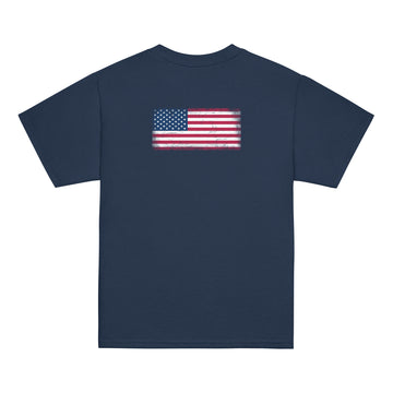 USA Flag Tee | Back Print | Kids | Youth Cotton