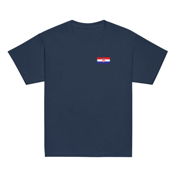 Croatia Flag Tee | Front | Kids | Youth Cotton