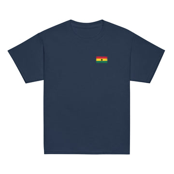 Ghana Flag Tee | Front | Kids | Youth Cotton