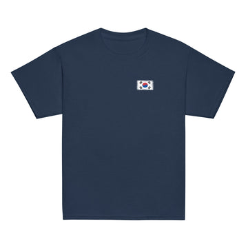 South Korea Flag Tee | Front | Kids | Youth Cotton