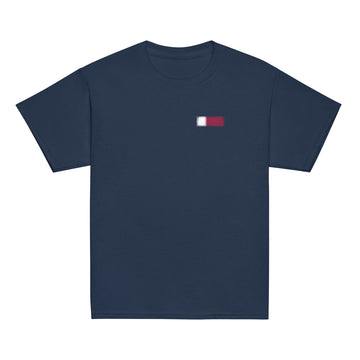 Qatar Flag Tee | Front | Kids | Youth Cotton