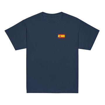 Spain Flag Tee | Front | Kids | Youth Cotton