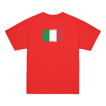 Italy Flag Tee | Back Print | Kids | Youth Cotton