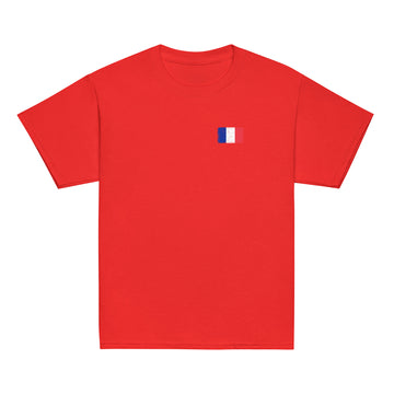 France Flag Tee | Front | Kids | Youth Cotton