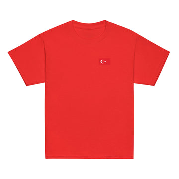 Turkey Flag Tee | Front | Kids | Youth Cotton