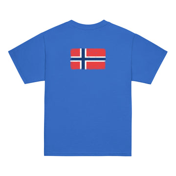 Norway Flag Tee | Back Print | Kids | Youth Cotton