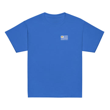 Uruguay Flag Tee | Front | Kids | Youth Cotton