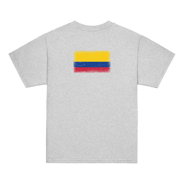 Colombia Flag Tee | Back Print | Kids | Youth Cotton