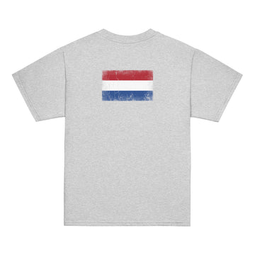 Netherlands Flag Tee | Back Print | Kids | Youth Cotton