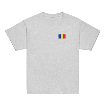 Romania Flag Tee | Front | Kids | Youth Cotton
