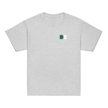 Algeria Flag Tee | Front | Kids | Youth Cotton